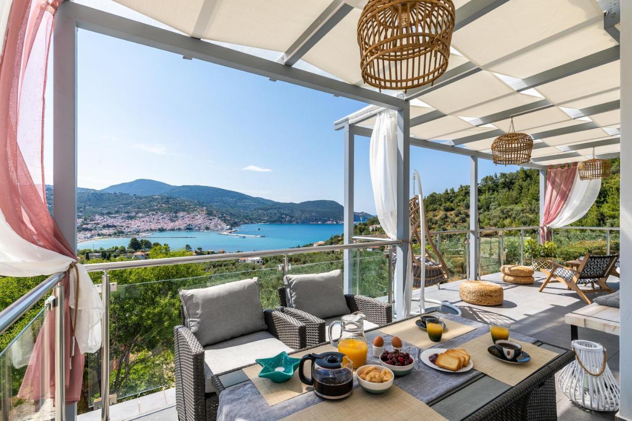 Ninemia Villa In Skopelos エクステリア 写真